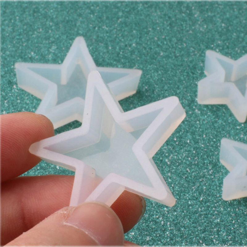 Star Shaped Resin Jewelry Molds and Hairpin Accessories