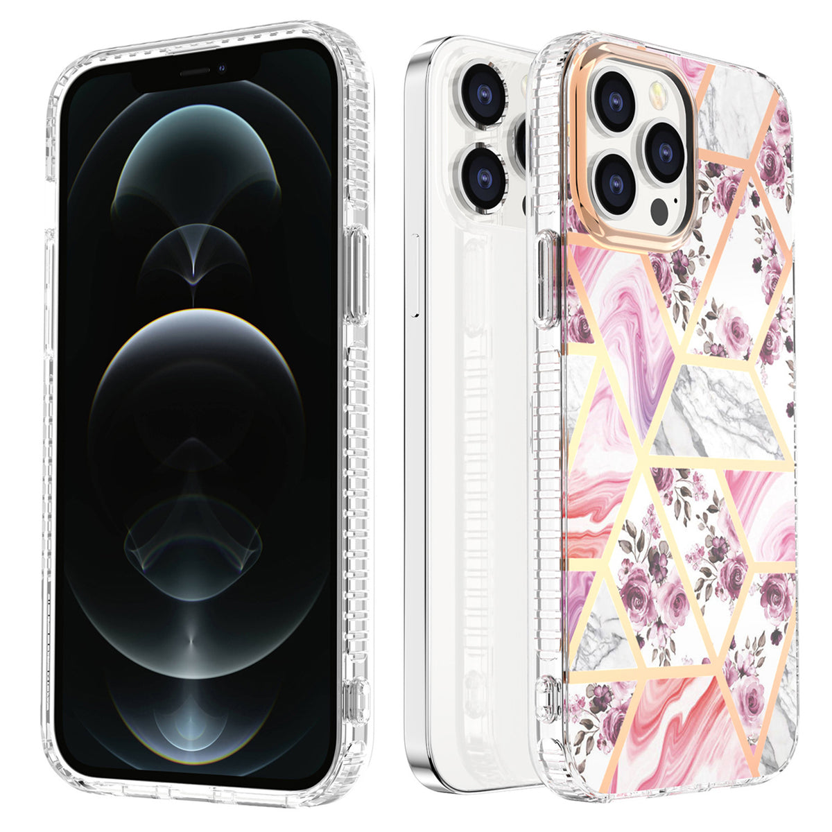 Marble Pattern iPhone 14 & Samsung S23 Ultra Case