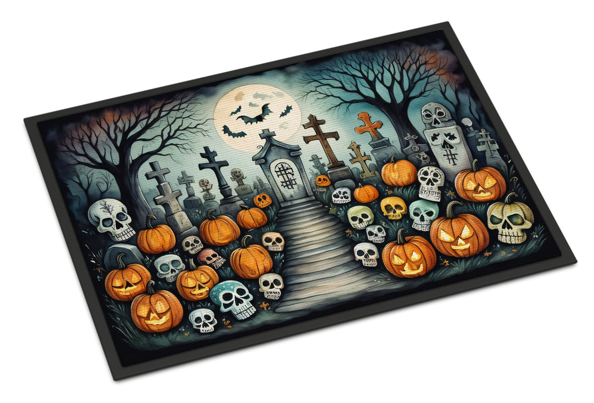 Calaveras Sugar Skulls Spooky Halloween Doormat
