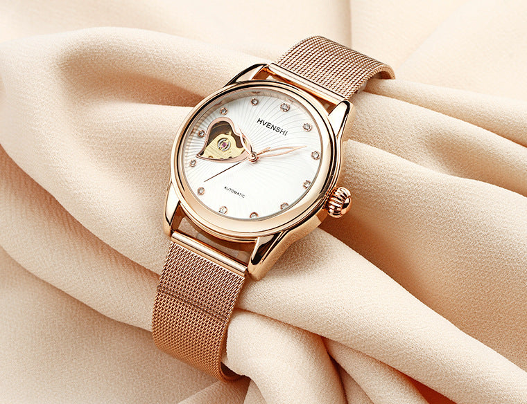 Automatic Waterproof Couple Watch for Women (Genuine Swiss)