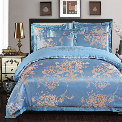 Pure Cotton Jacquard 4-Piece Bedding Set (Wholesale)