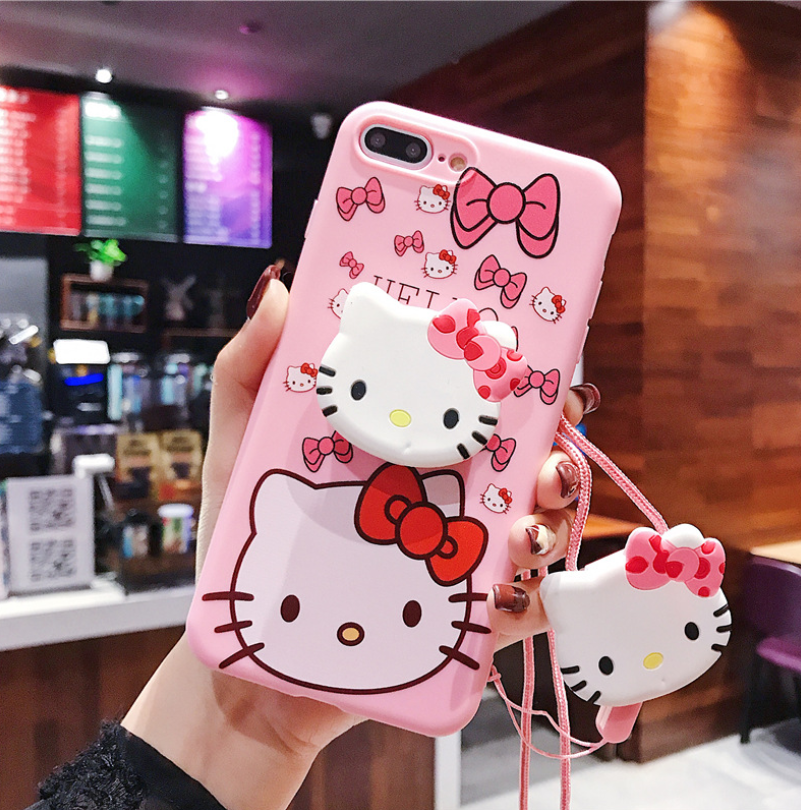 Cute Snoopy Phone Case with Stand and Protector