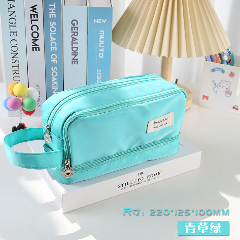 Kuromi Large Capacity Dual-Layer Pencil Case