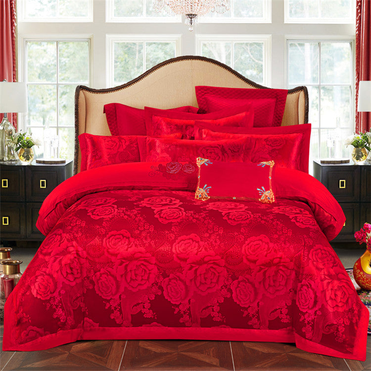Pure Cotton Jacquard 4-Piece Bedding Set (Wholesale)