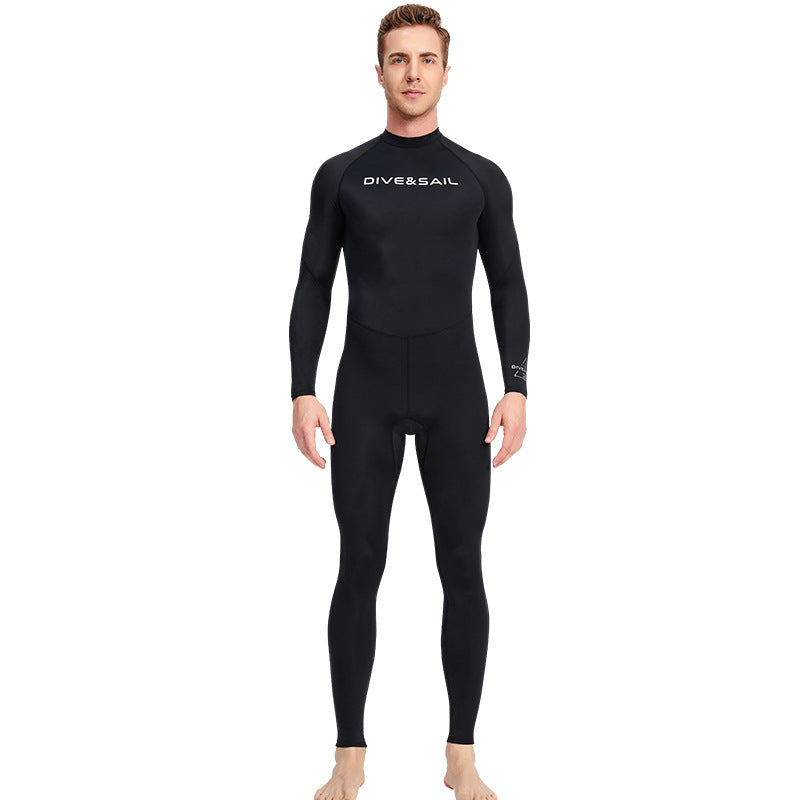 Men's Quick-Drying One-Piece Sunscreen Diving Suit