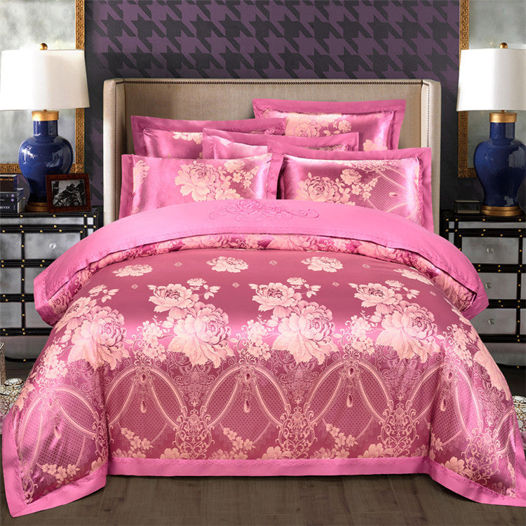 Pure Cotton Jacquard 4-Piece Bedding Set (Wholesale)