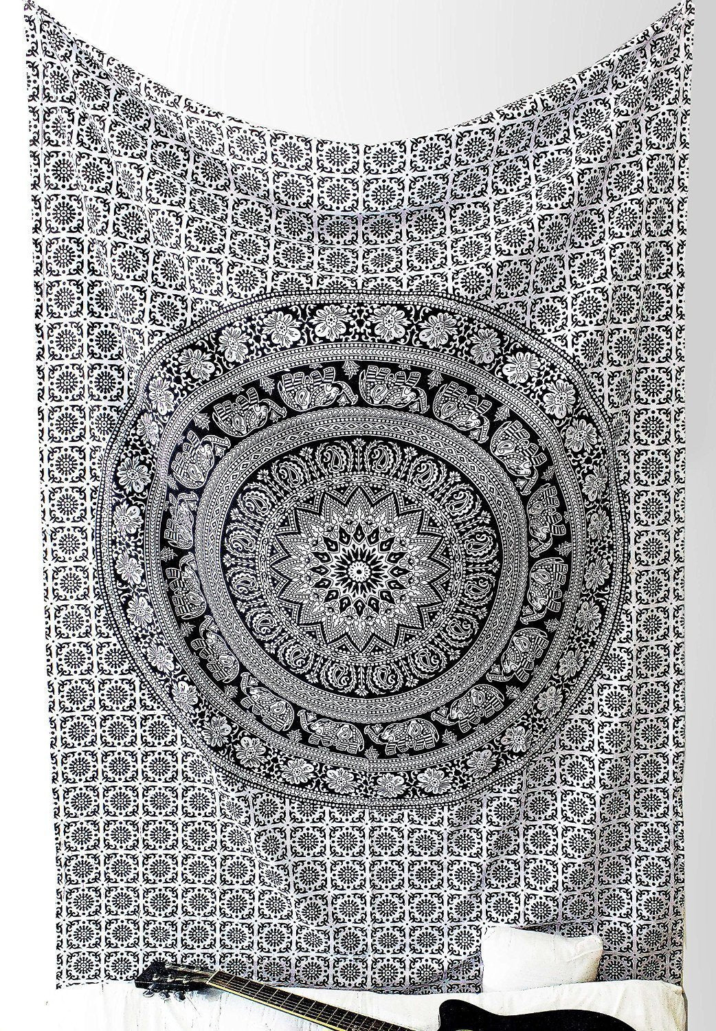 Bohemian Tapestry and Printed Floor Mat for Living Room