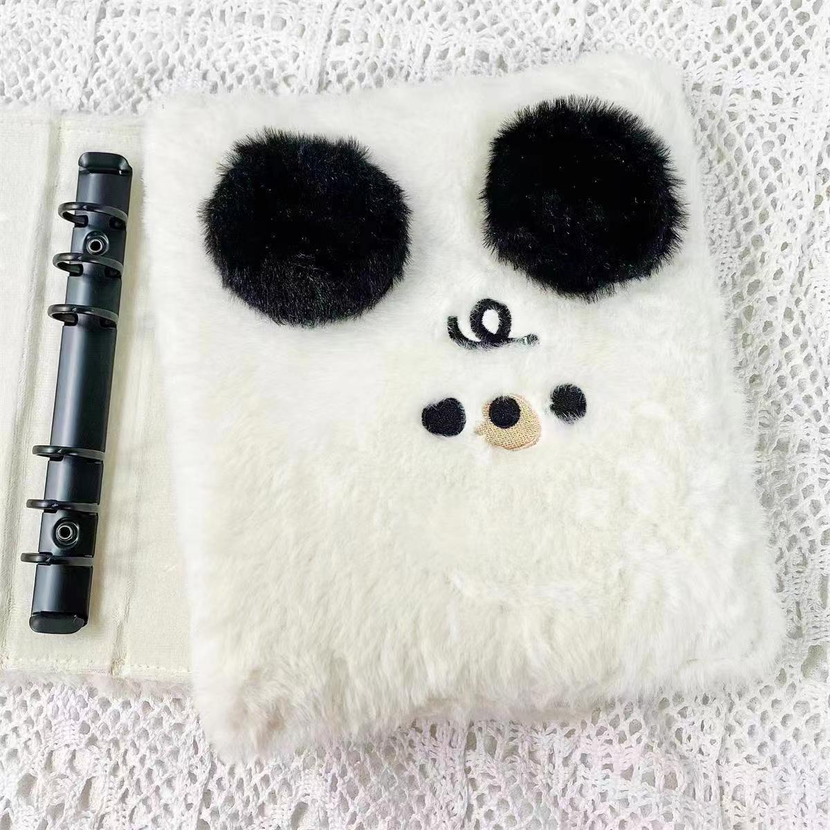 Cute Plush Photo Album with Removable Slots (Korean Style)