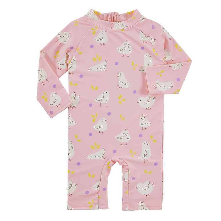 2024 Kids One-Piece Swimwear - Quick-Dry Sun Protection