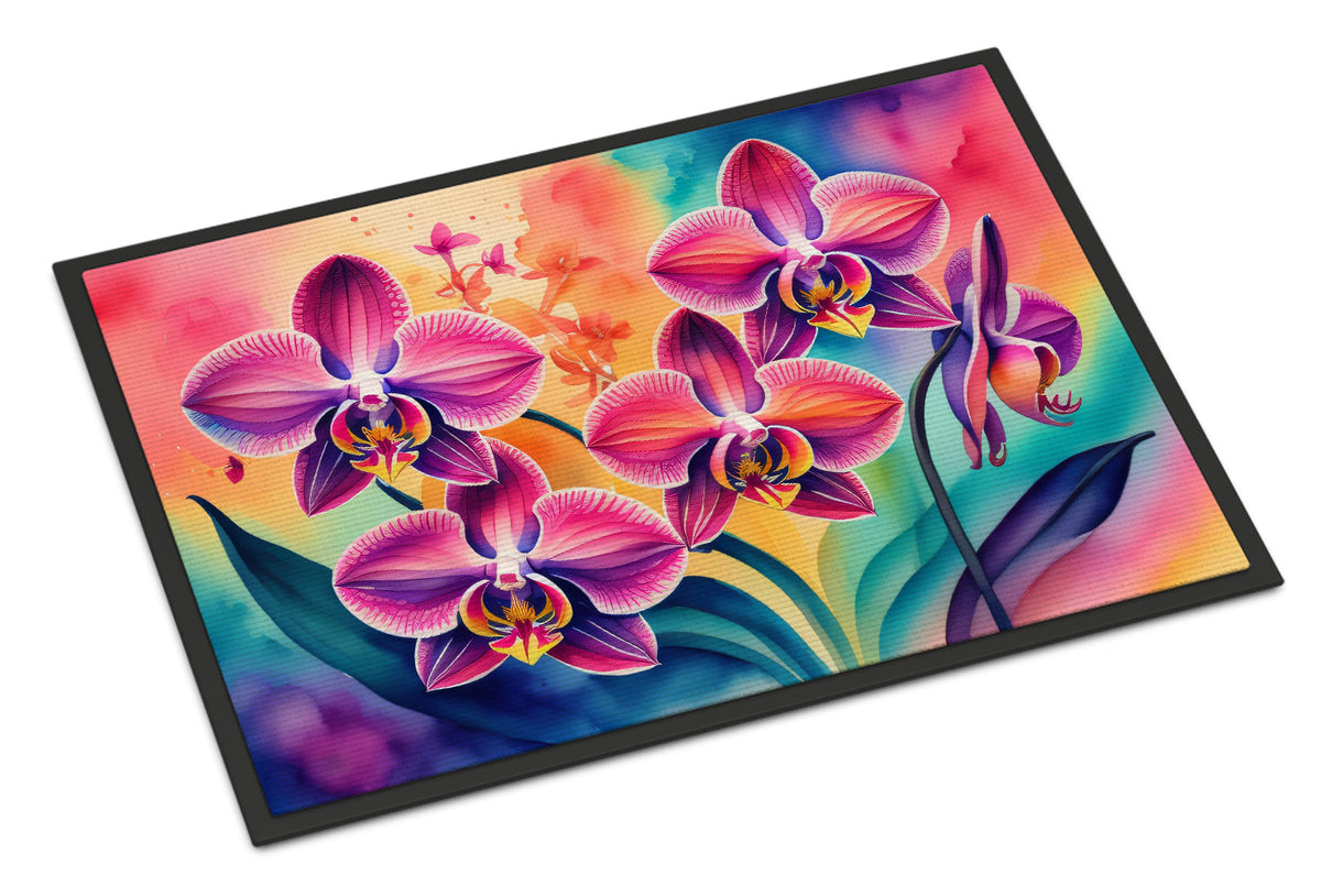 Orchids in Color Doormat