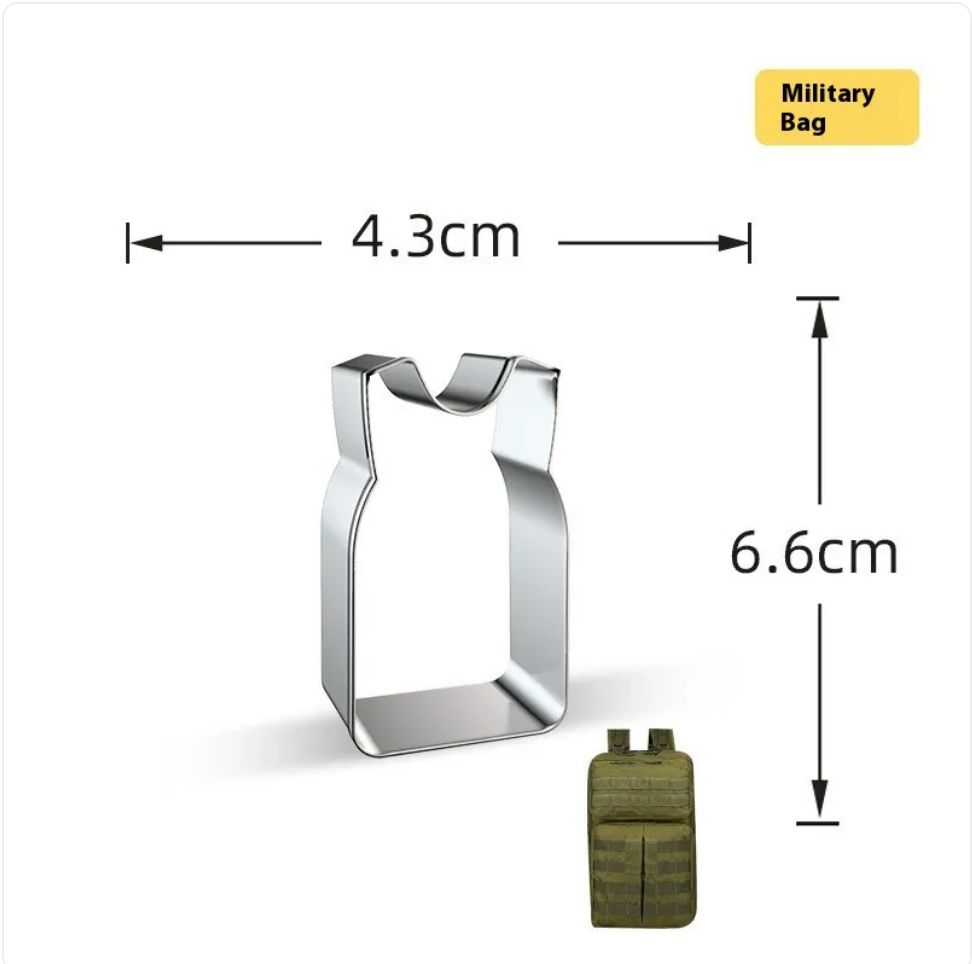 Military Shaped Cookie Cutter