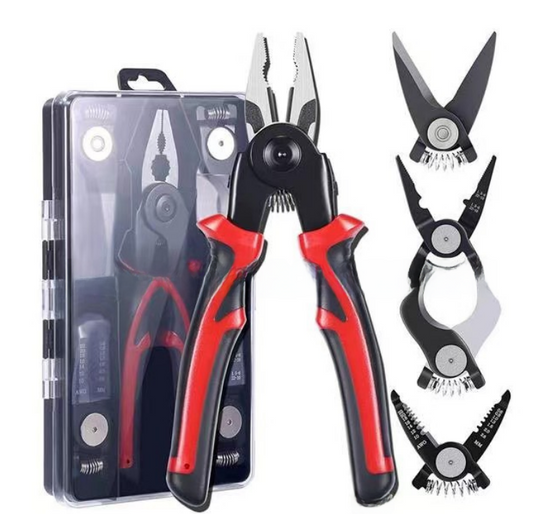 5-in-1 Multi-Functional Tool Set with Interchangeable Heads