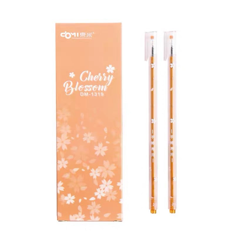 Wholesale Colorful Cherry Blossom Gel Pens (Macaron)