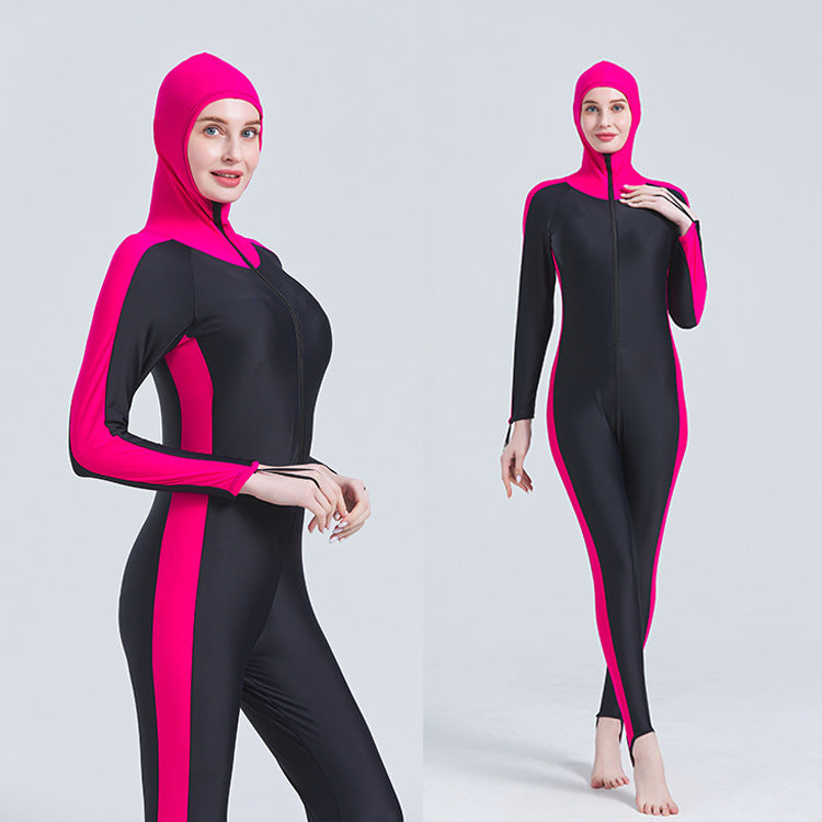 Hooded Wetsuit for Water Sports - Full Body Protection