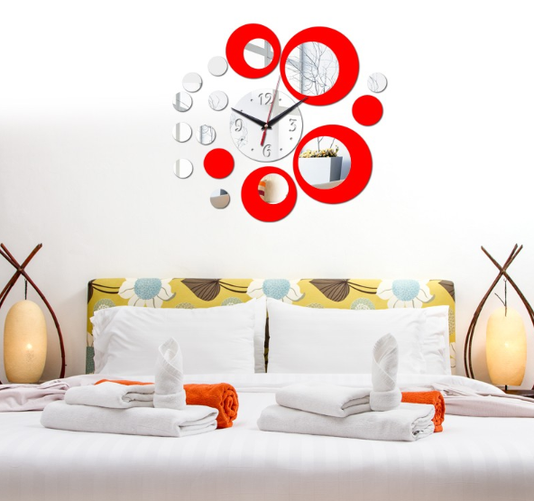Creative European Wall Clock - DIY 3D Acrylic Design