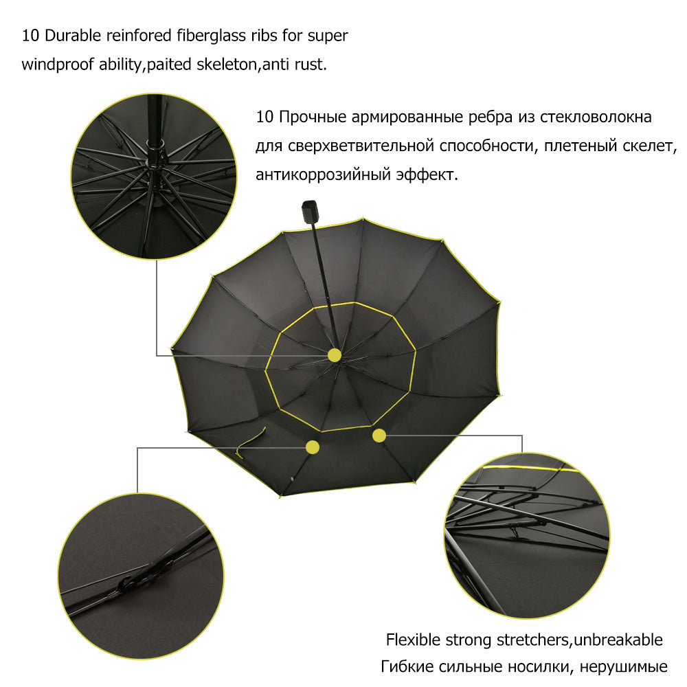 Double Layer Folding Umbrella - Extra Large Windproof