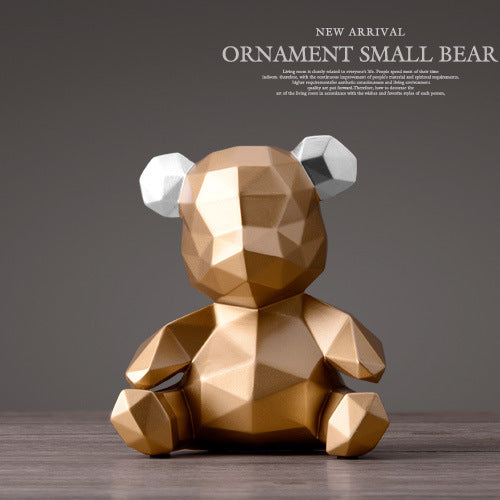 Nordic Resin Bear Piggy Bank Home Decor for Kids