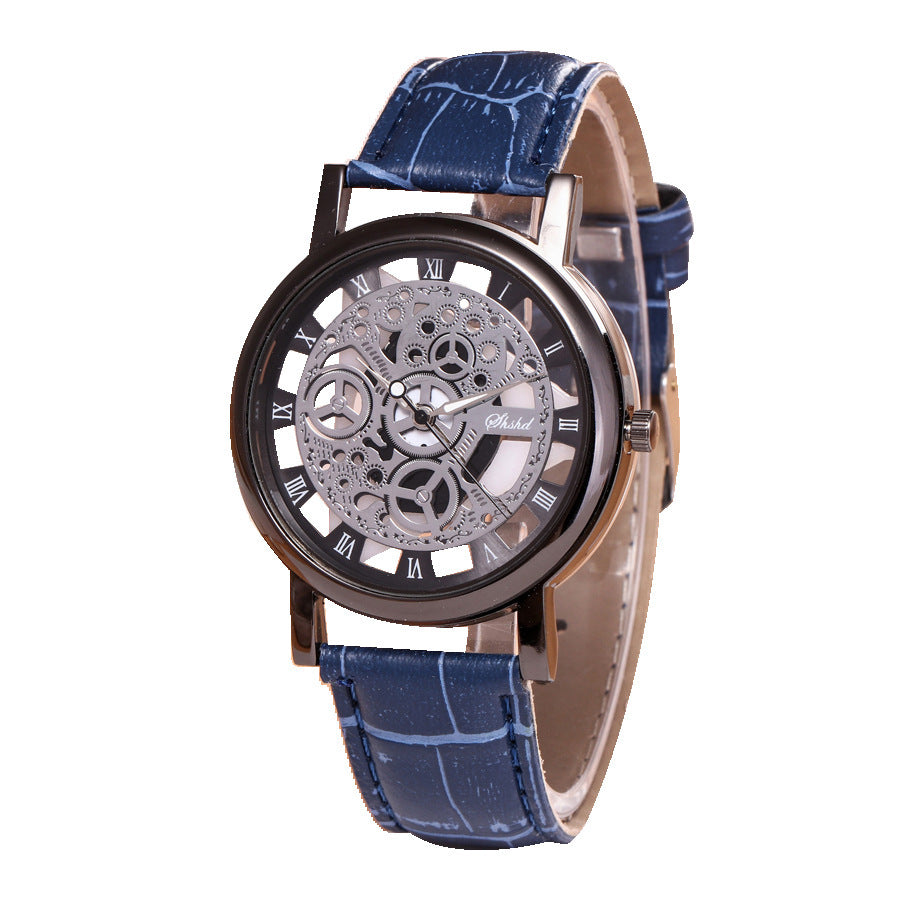 Fashionable Mechanical Watch for Men and Women with Hollow Strap
