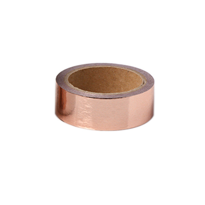 15mmx5m Bronzing Pure Color Decorative Tape (1 Piece)