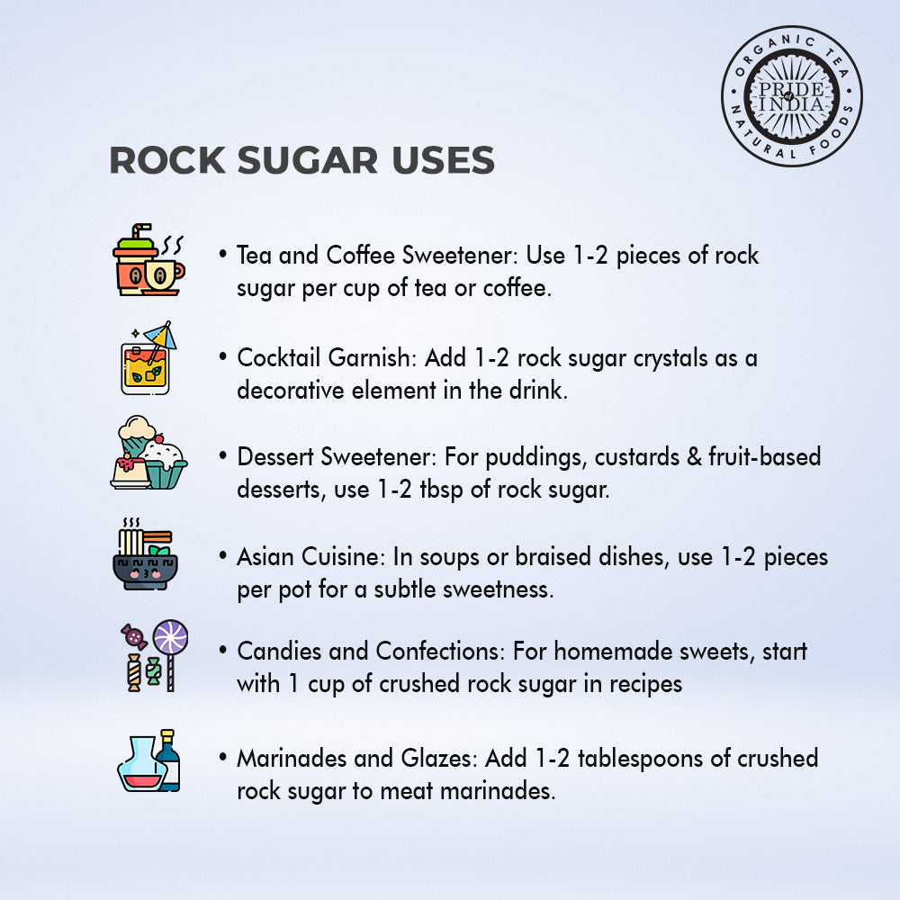 Natural Crystal Rock Sugar Whole