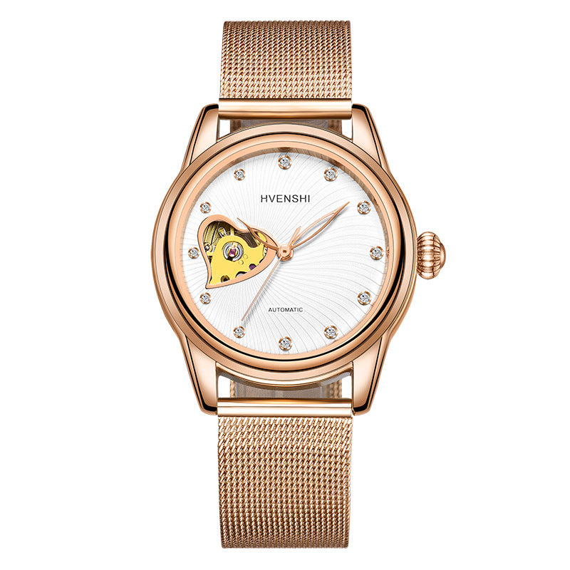 Automatic Waterproof Couple Watch for Women (Genuine Swiss)
