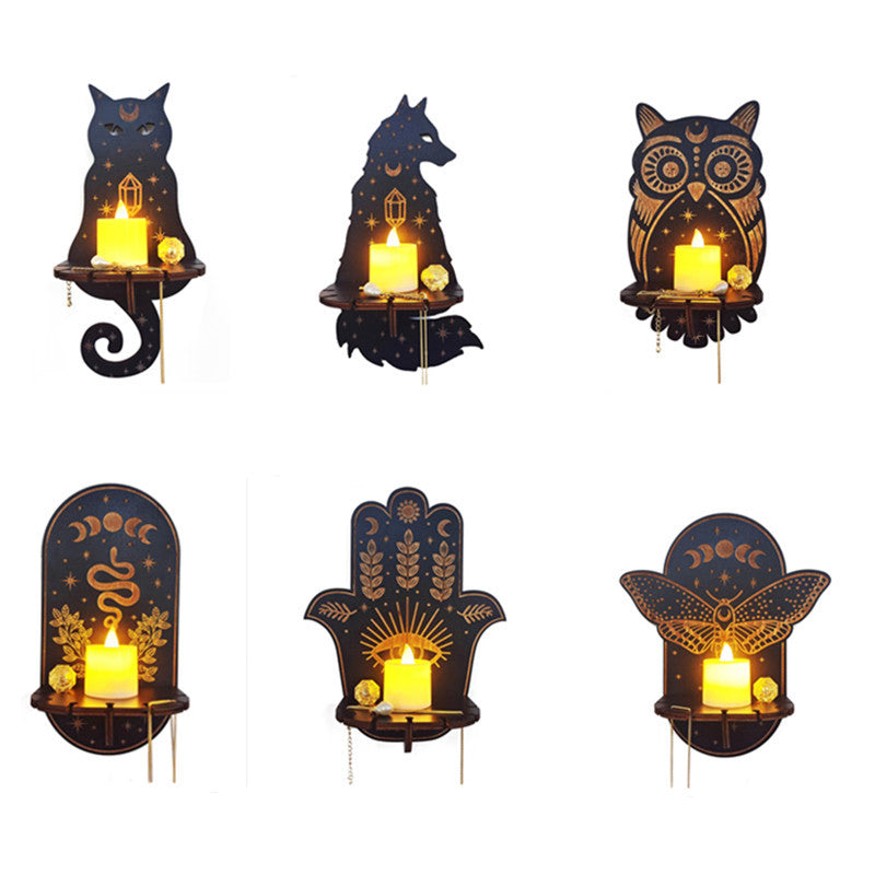 Wooden Craft Animal Carvings for Home Decor (Wholesale)