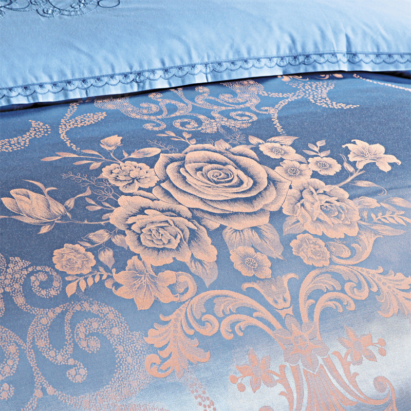 Pure Cotton Jacquard 4-Piece Bedding Set (Wholesale)