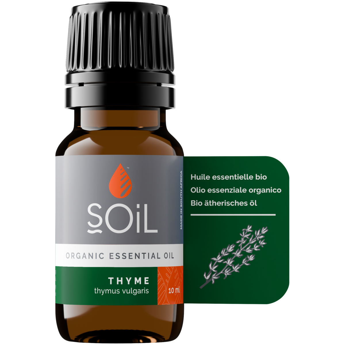 Organic Thyme Essential Oil (Thymus Vulgaris) 10ml
