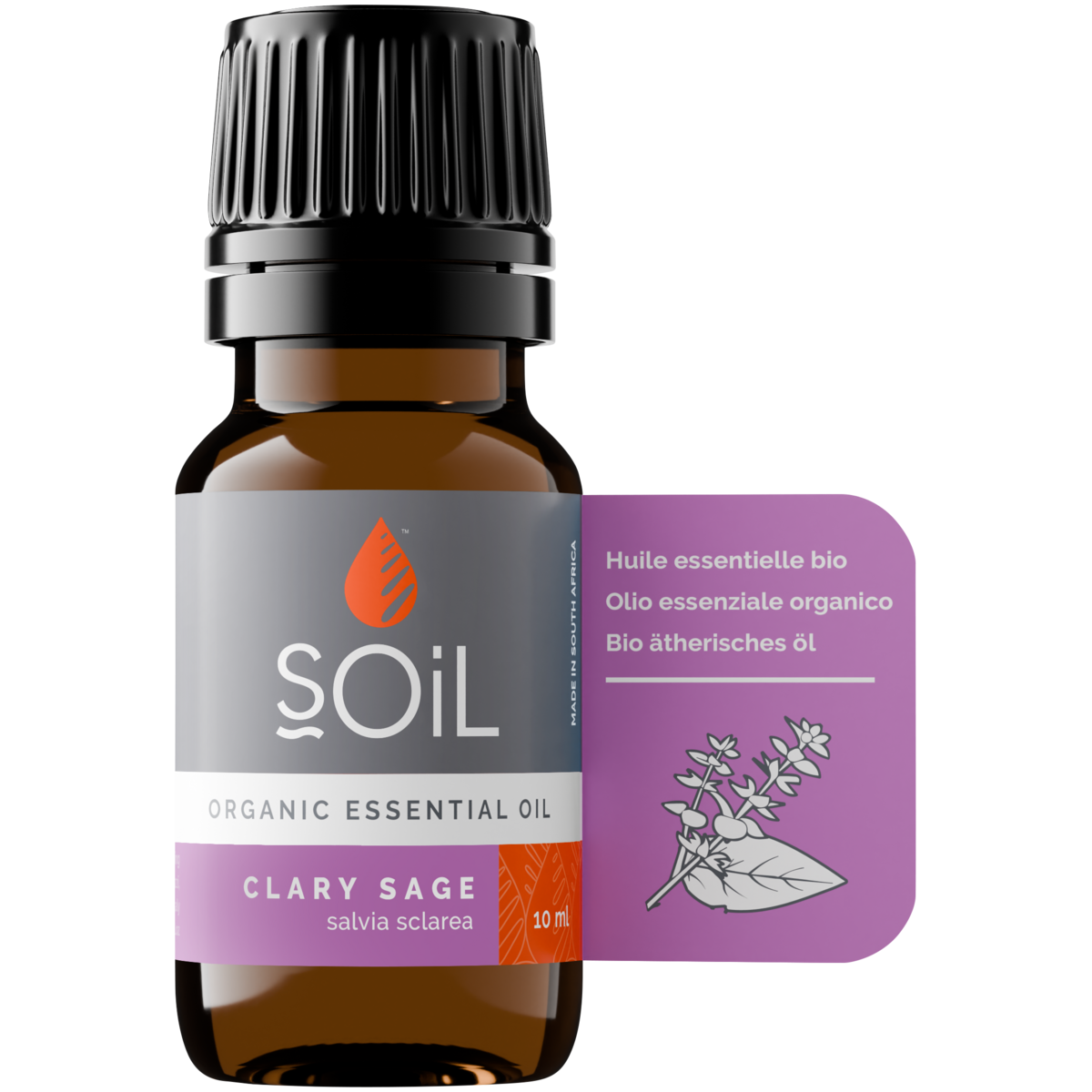 Organic Clary Sage Essential Oil (Salvia Sclarea ) 10ml