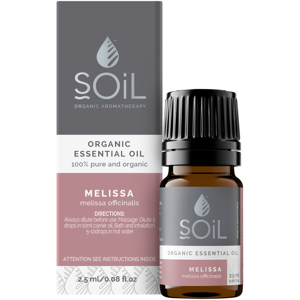 Organic Melissa Essential Oil (Melissa Officinalis) 2.5ml