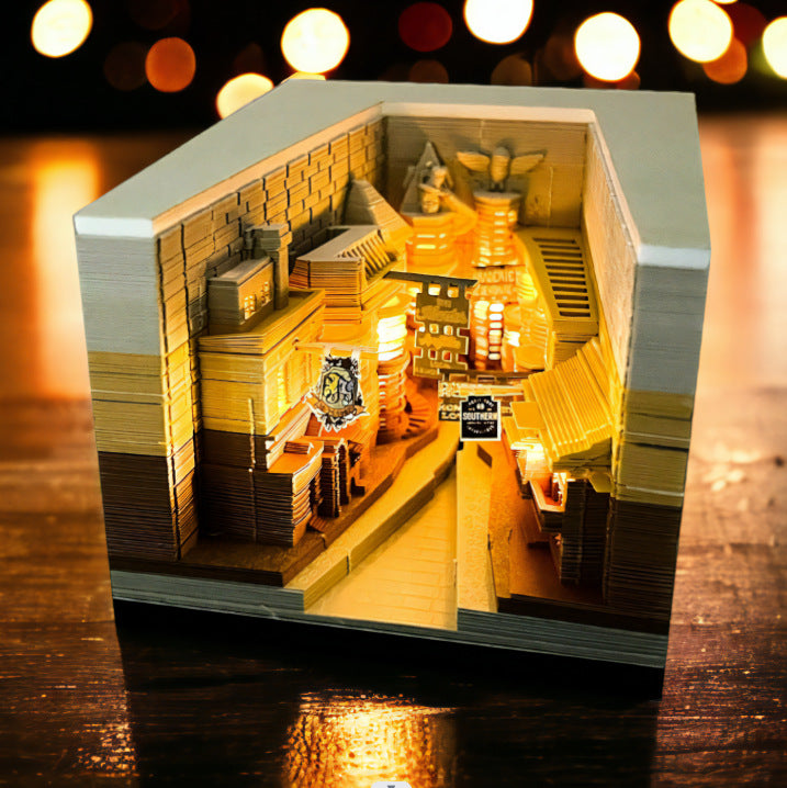 2024 3D Paper Carved Calendar - Romantic Pink Treehouse
