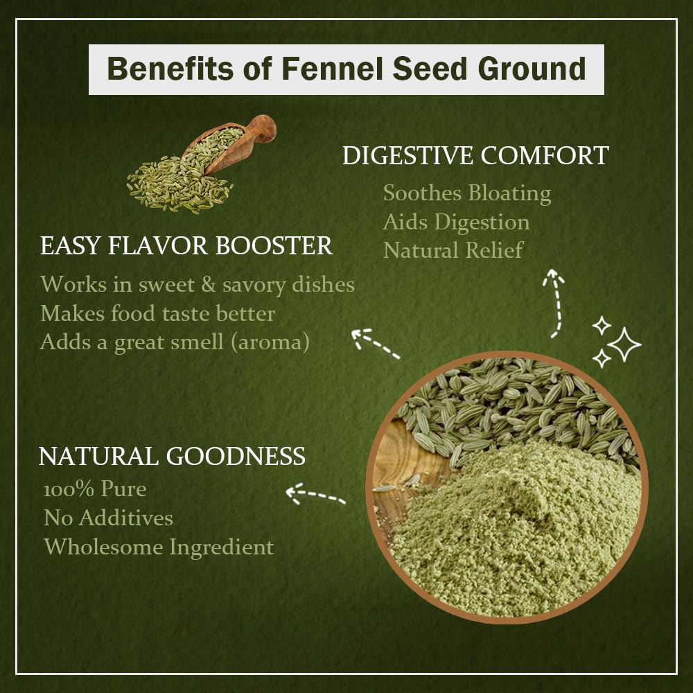 Gourmet Fennel Seed Ground