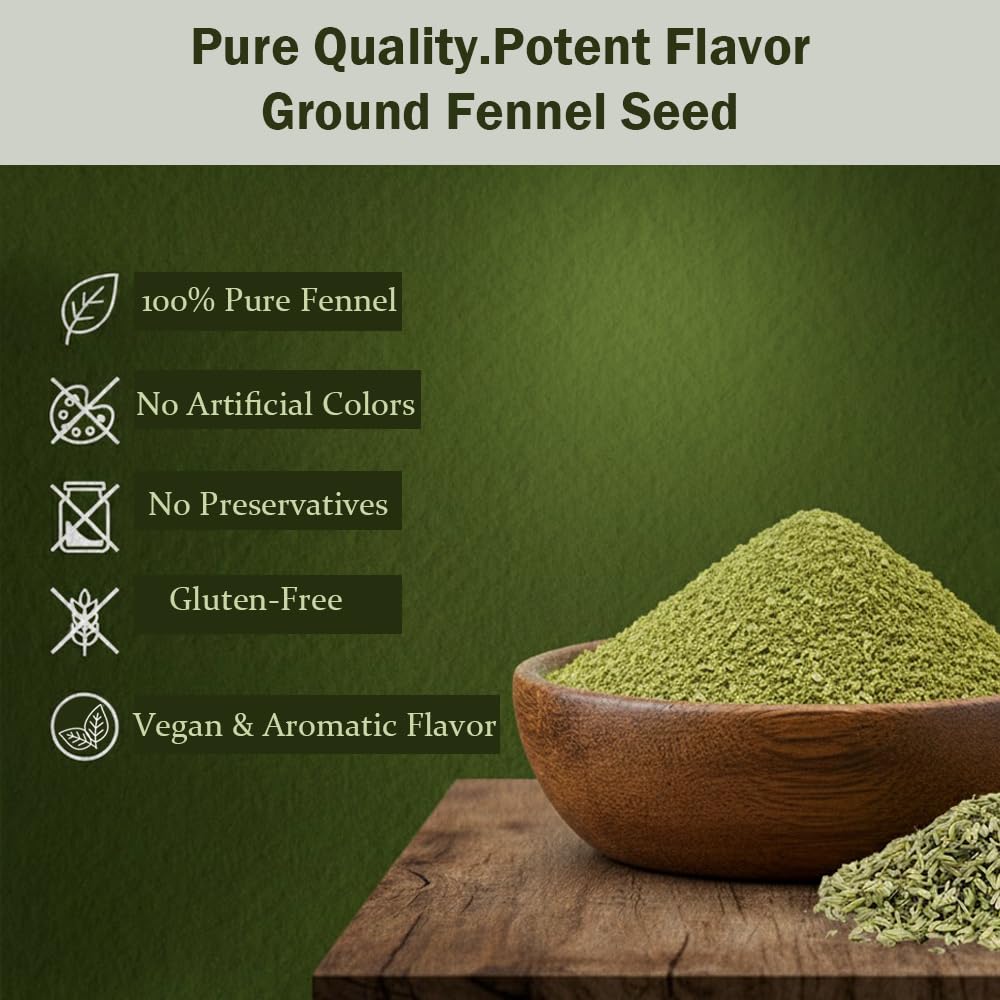 Gourmet Fennel Seed Ground