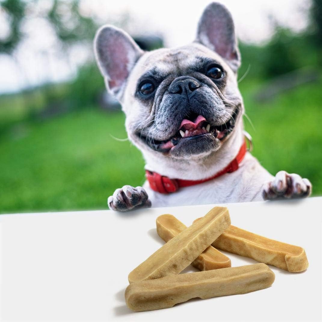 EcoKind Himalayan Yak Cheese Dog Chew | All Natural Premium Dog Treats, Healthy & Safe for Dogs, Long Lasting, Treats for Dogs, Easily Digestible, for All Breeds & Sizes (Large, 4-Pack)