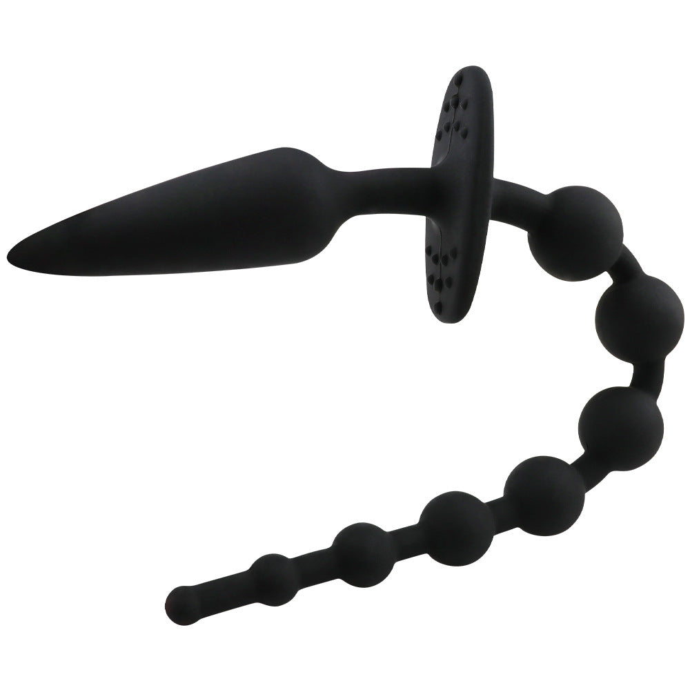 Silicone Beaded Anal Plug Prostate Massager