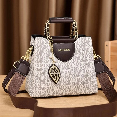 Maldives Leather Bag - Stylish Large Capacity Handbag
