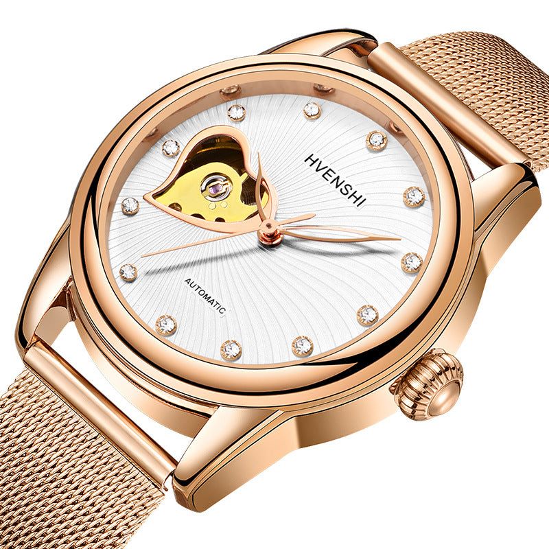 Automatic Waterproof Couple Watch for Women (Genuine Swiss)