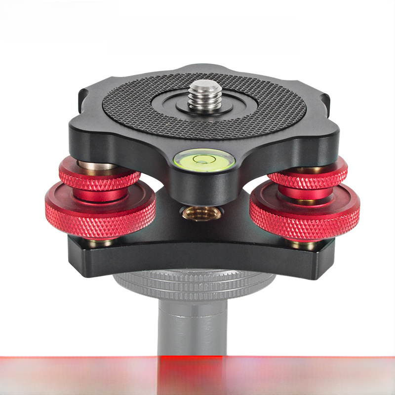 Camera Tripod Base with Adjustable Aluminum Angle