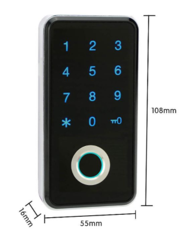 Smart Fingerprint and Password Lock for Cabinets