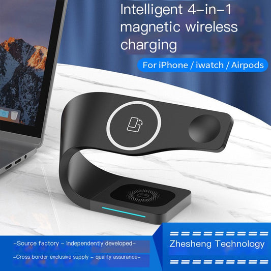 178 4-in-1 Magnetic Wireless Charger for iPhone & Apple Watch