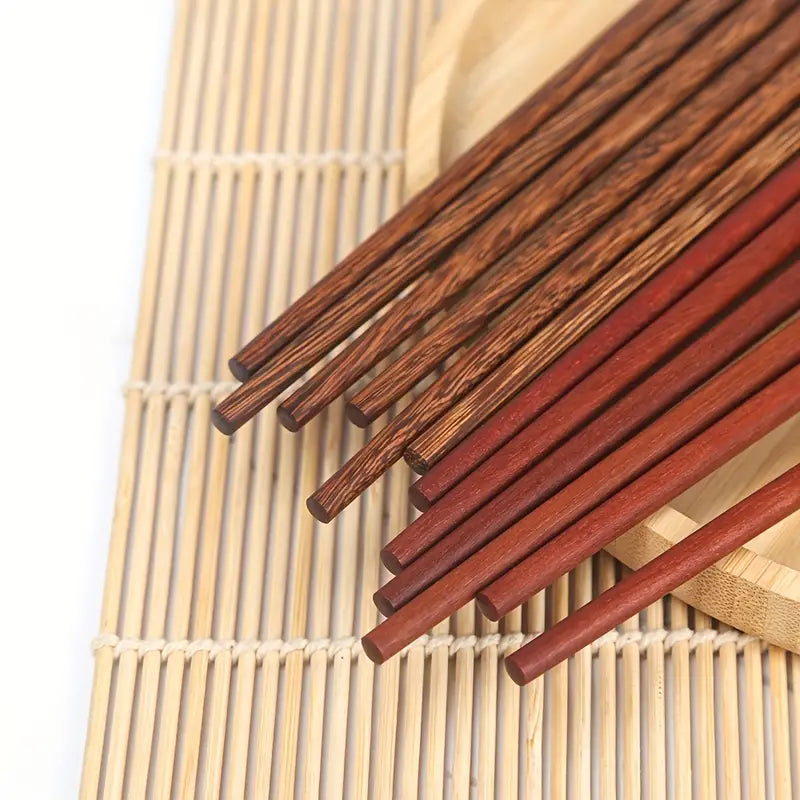 Fu Character Solid Wood Chopsticks for Chinese Cuisine