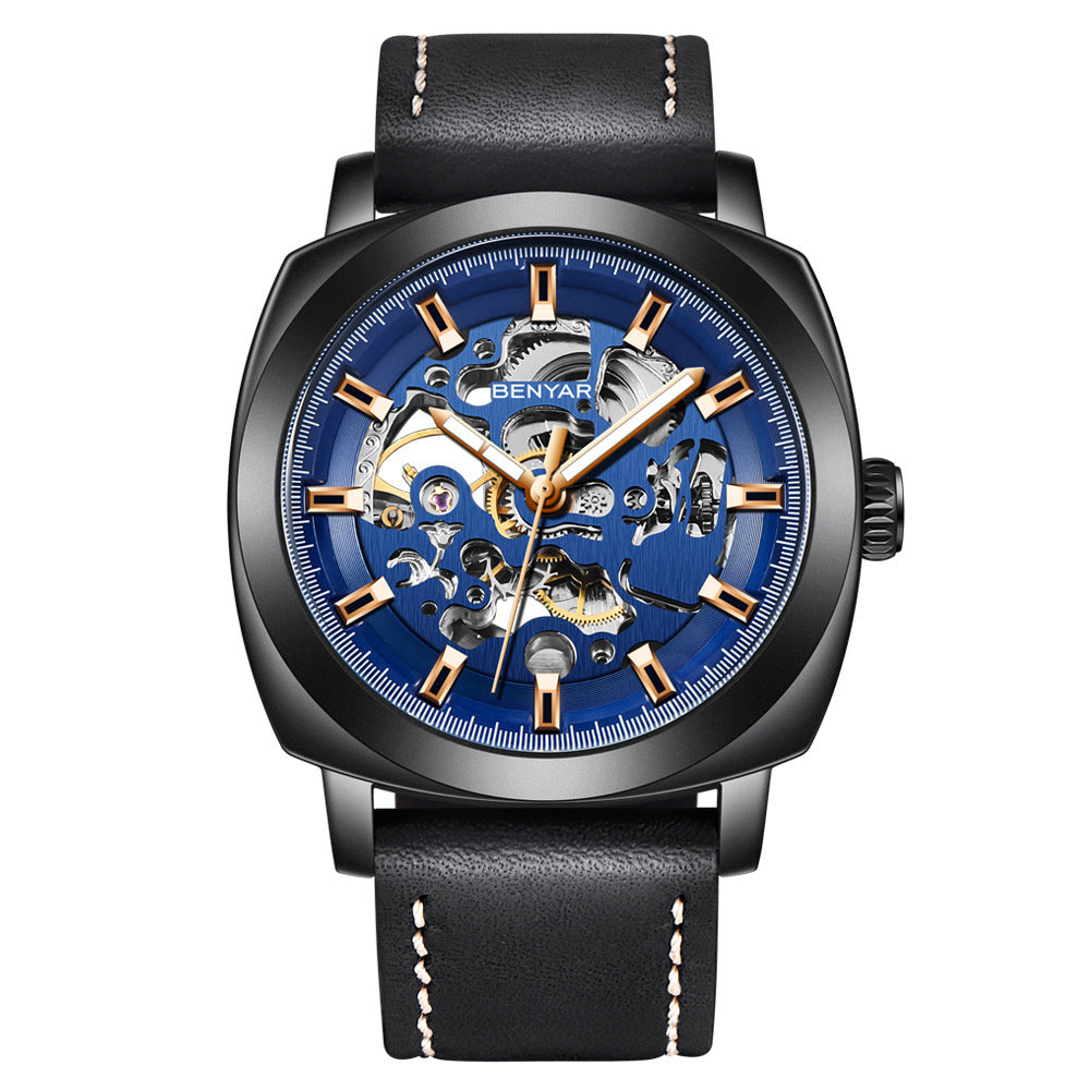 Multi-Functional Hollow Mechanical Waterproof Watch