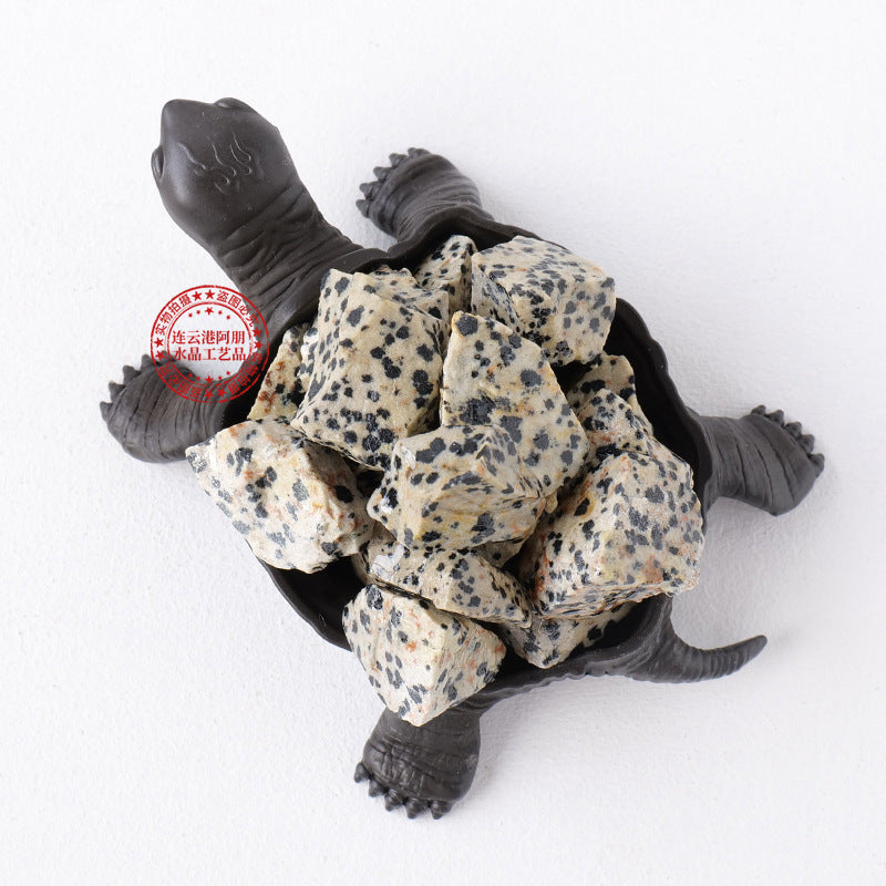 Natural Crystal Turtle Figurine with Amethyst & Citrine