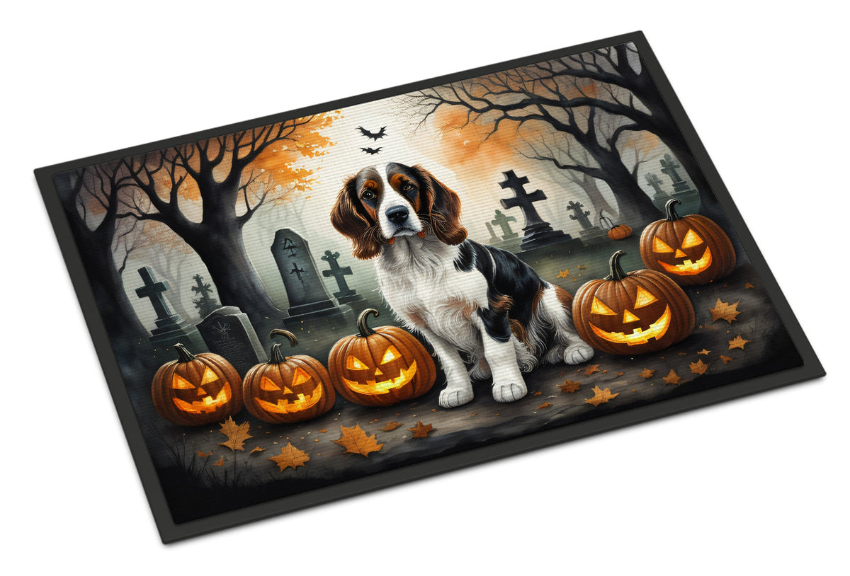 Welsh Springer Spaniel Spooky Halloween Doormat