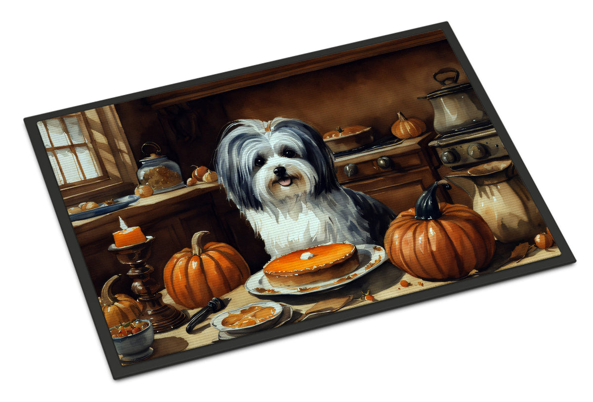 Havanese Fall Kitchen Pumpkins Doormat