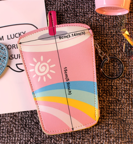 Cute Cartoon Coin Purse Wallet for Girls and Women