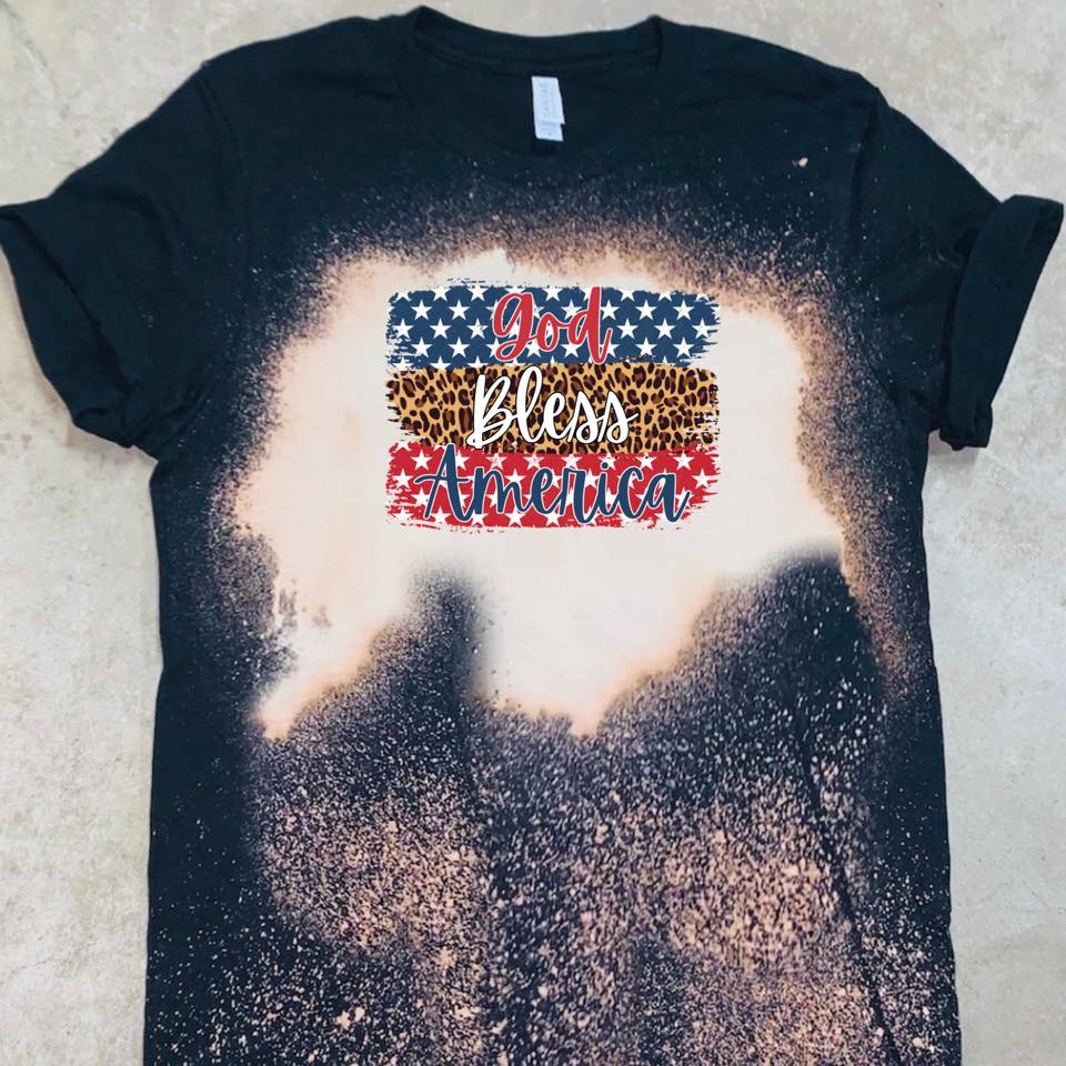 God Bless America w/ Stars & Leopard - 15 Style Options