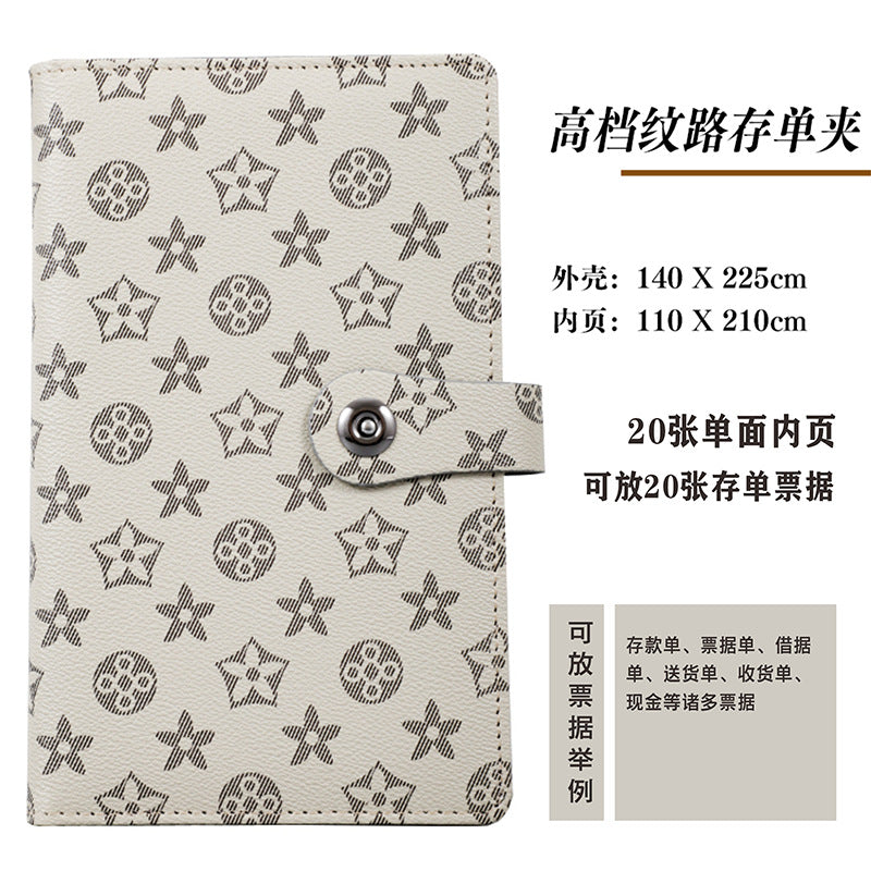 New Leather Textured Bank Document Organizer Wallet