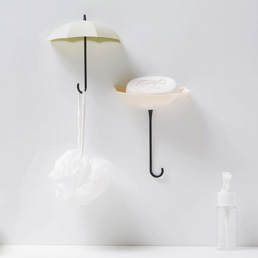 Cute Umbrella Sticky Hooks for Office and Home (Set of 3)