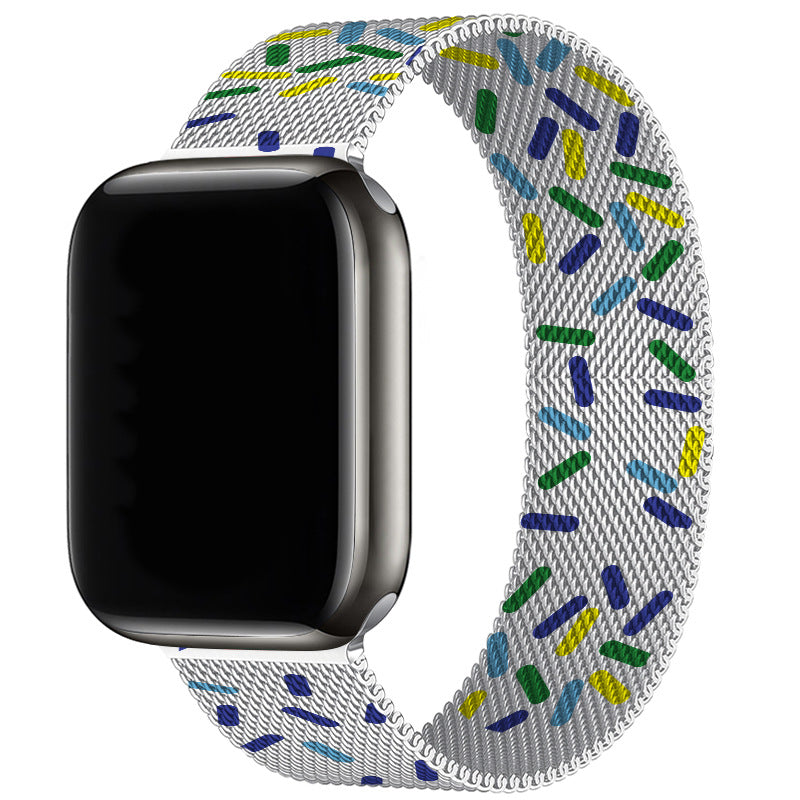 Milanese Magnetic Steel Band for Apple Watch Series 56789 SE